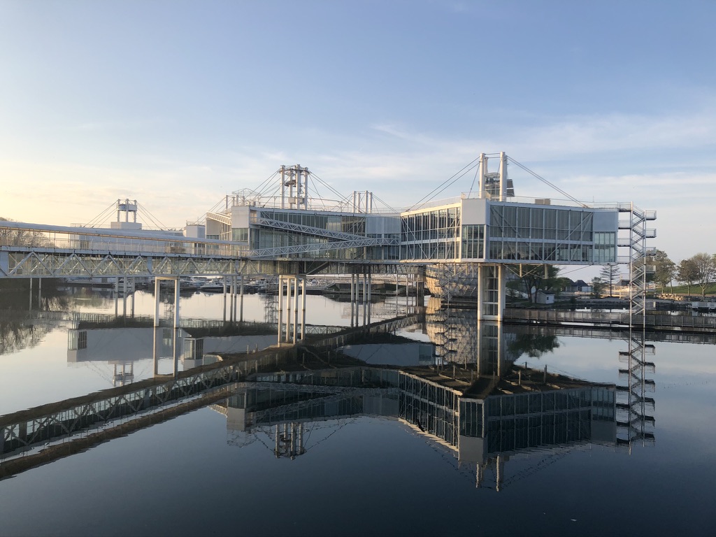 Ontario Place at dawn, photo Catherine Nasmith