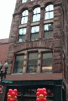 Photo Thomas Grillo. The restored Hayden building on lower Washington Street at the edge of Chinatown in Boston. 