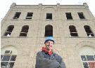 New owner Dave Piggott stands in front of the completely-gutted Oxford Hotel on Woodstock Street South in Tavistock. The building is being converted into a seniors residence. SCOTT WISHART The Beacon Herald