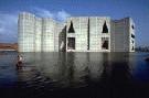 National Assembly Bangladesh Viewed across Man Made moat