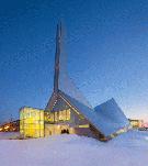 dezeen: Quebec church transformed into a library