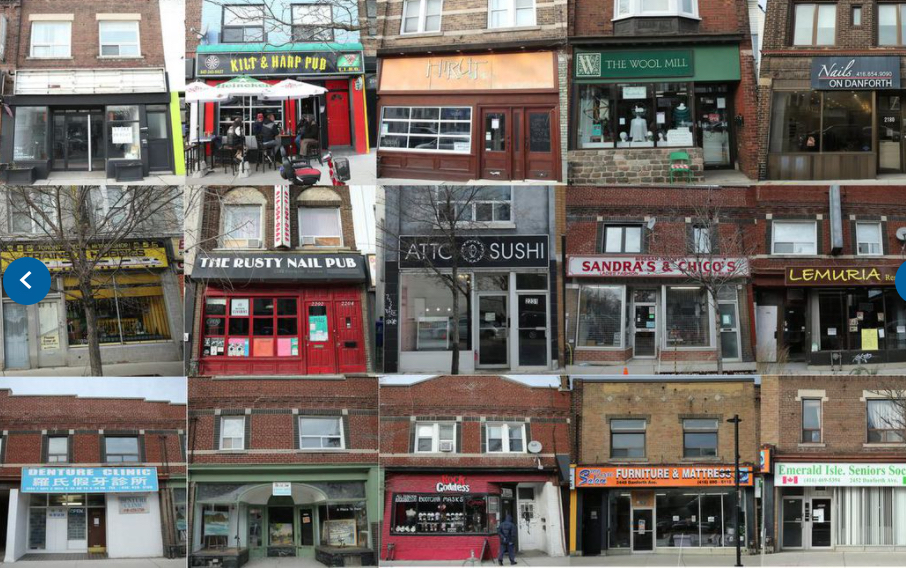 Collage of properties, Image from Toronto Star