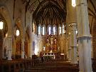 restored interior, St. Patrick's Church, Kinkora Ontario