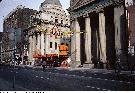 The former Bank of Toronto (left) at 205 Yonge Street as it appeared circa 1975.