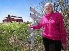 Marguerite Evans is a descendant of the Bradley clan. She is worried the 1870's era barn is going to collapse from neglect - Wayne Cuddington / Ottawa Citizen