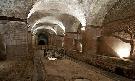 The temple to Mithras under the Caracalla baths. Initiates to the cult would line in a niche and be drenched in the blood of sacrificed bulls. Photograph: Chris Warde-Jones