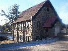 Burgess Church Bala, overlooks the gorge