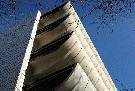 The Bus Station and car park are in the brutalist style of architecture, popular in the 1960s