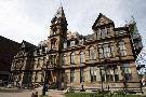 Halifax city hall, which was built in the 19th century, needs to have its exterior fixed. Staff say the stone is damaged. (Eric Wynne / Staff)