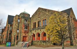 VIKTOR PIVOVAROV/TIMES & TRANSCRIPT. Heritage Canada calls Moncton High School and outstanding example of Normandy Gothic Revival-style architecture. 