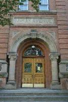 The gracious doorway of McKay Avenue School has welcomed visitors for 110 years. It still welcomes thousands every year.