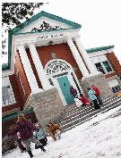 Laura Secord students will attend St. Davids Public School next September. School board representatives and town council members don t agree on heritage designation for the historic building.