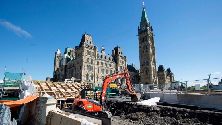 Construction will continue on Parliament Hill for years to come - one of the biggest renovation projects in Canadian history. (Justin Tang/Canadian Press)